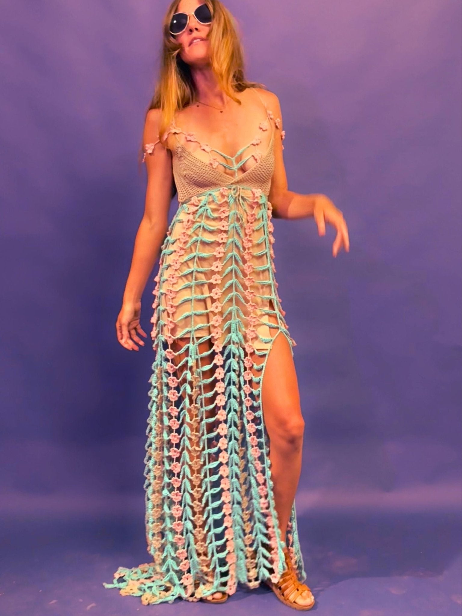 Crochet Skirt and Dress Pattern - Sea Grass - Mermaidcat Designs