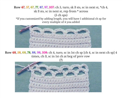 Crochet Top Pattern - Ascending - Mermaidcat Designs