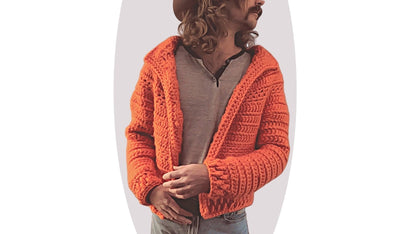 Crochet Jacket Pattern - Cosmos - Unisex - Mermaidcat Designs