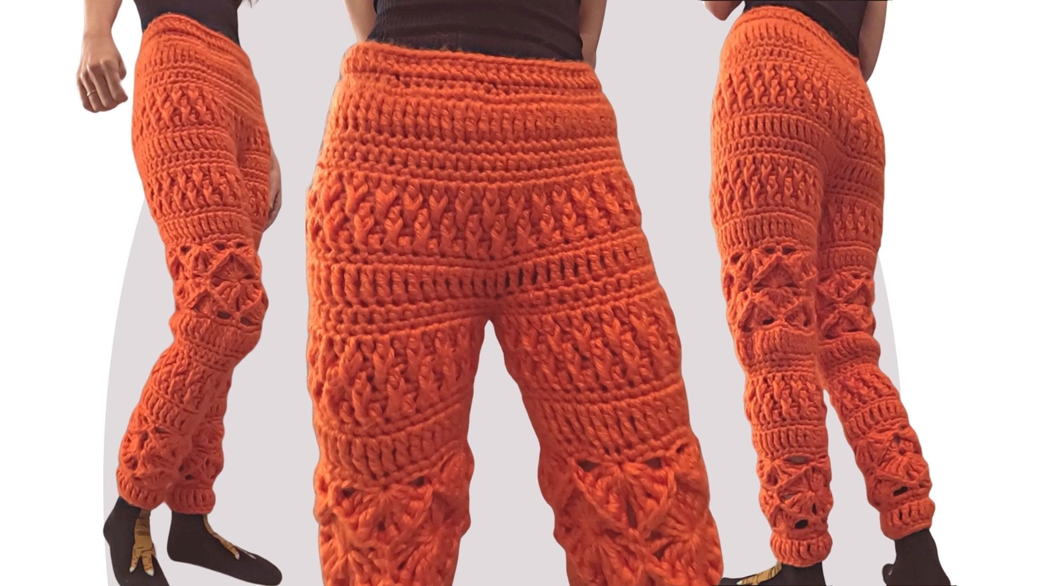 Crochet Pants Pattern - Lounge by Mermaidcat Designs