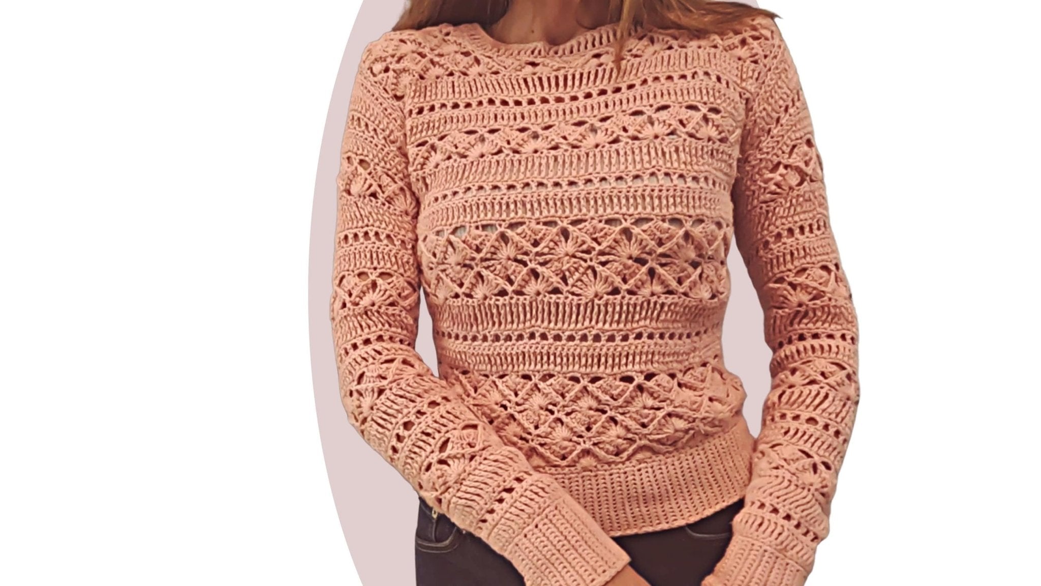 Crochet sweater design sale for ladies