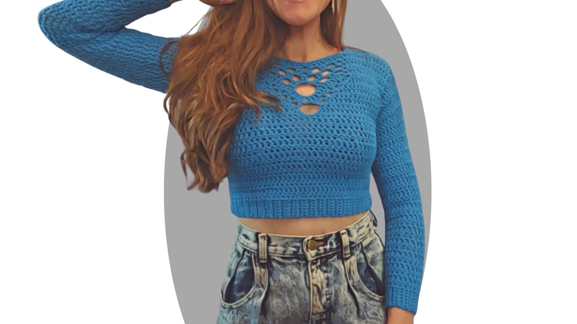 Crochet Sweater Pattern - Magnetic - Mermaidcat Designs