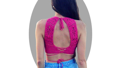 Crochet Top Pattern - Luna - Mermaidcat Designs