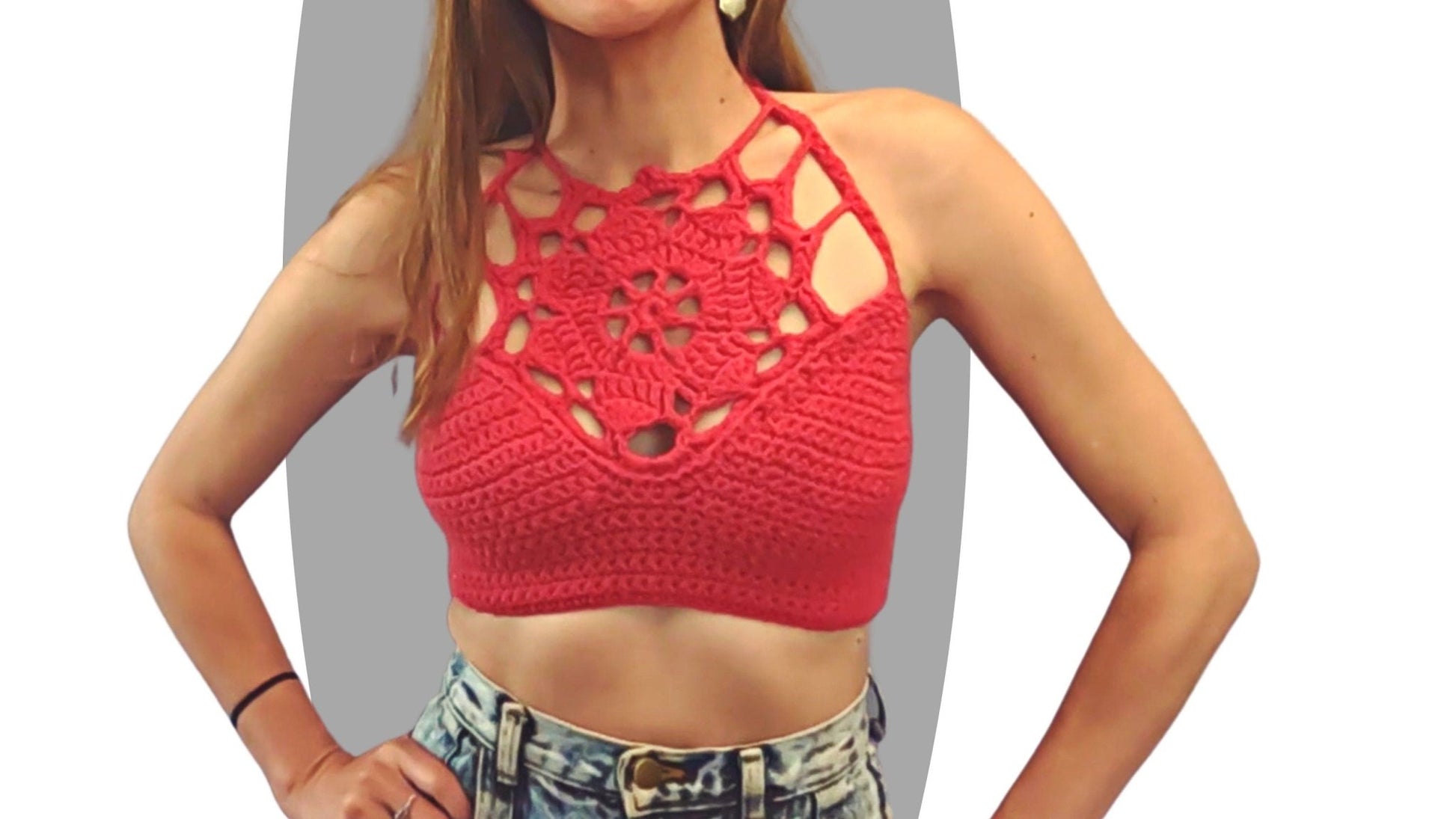 Crochet Top Pattern - Prismatic - Mermaidcat Designs