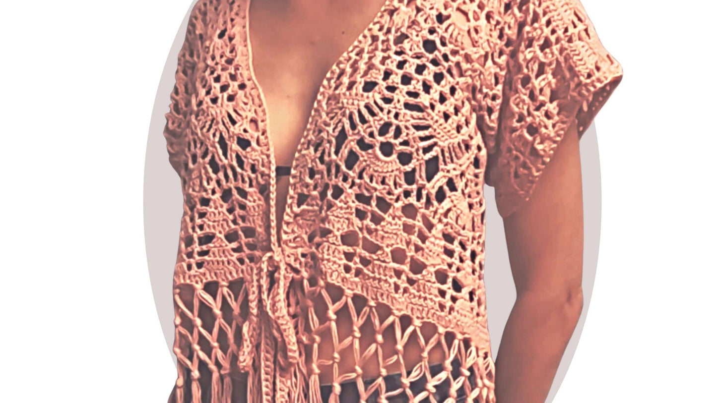 Crochet Top Pattern - Reception - Mermaidcat Designs