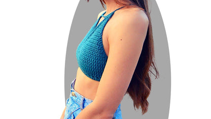 Crochet Top Pattern - Voyager - Mermaidcat Designs